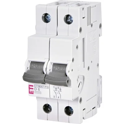 Interruttore automatico ETIMAT P10 2p D6