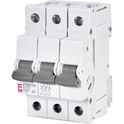 Interruttore automatico ETIMAT P10 3p B63