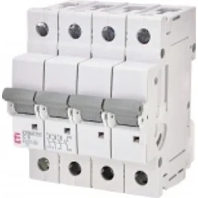 Interruttore automatico ETIMAT P10 3p+N C6
