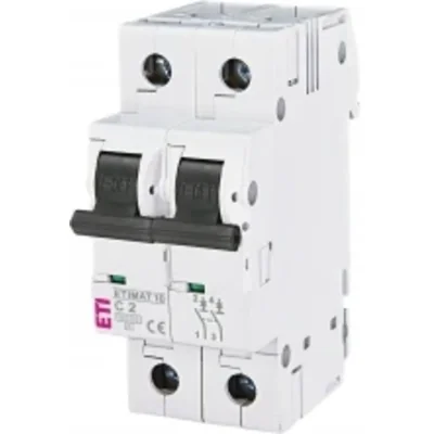 Interruttore automatico ETIMAT10 2P 10kA C 2A