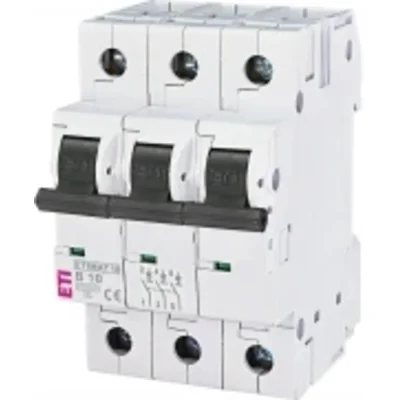 Interruttore automatico ETIMAT10 3P 10kA B 10A