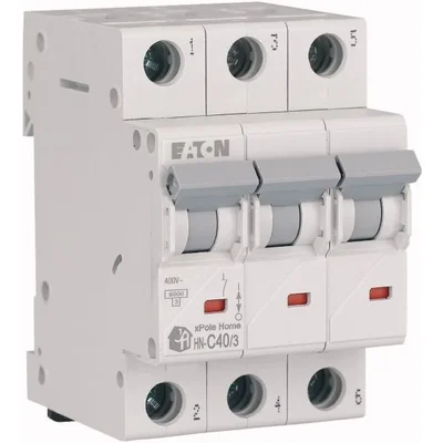 Interruttore automatico HN-C40/3 40A 3P 6kA C 230V IP20 tipo AC