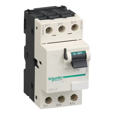 Interruttore automatico per motore magnetico GV2LE, azionamento a leva, 25A