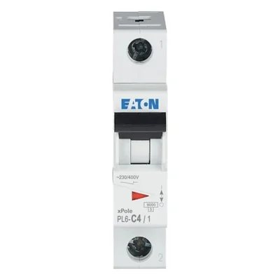 Interruttore automatico PL6-C4/1 4A 1P 6kA C 230V IP20
