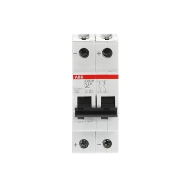 Interruttore automatico S202M-K2UC | 2P | Carattere K | 2A | 10kA | AC/DC |