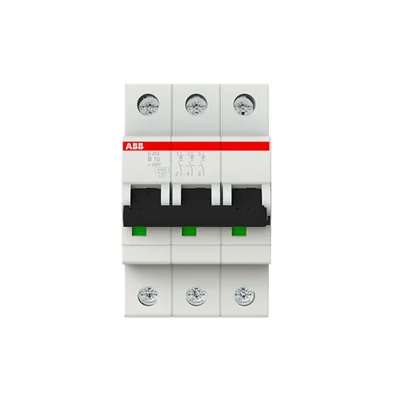 Interruttore automatico S203-B10 | 3P | carattere B | 10A | 6kA | CA |