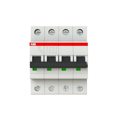 Interruttore automatico S204-C6 | 4P | Carattere C | 6A | 6kA | CA |