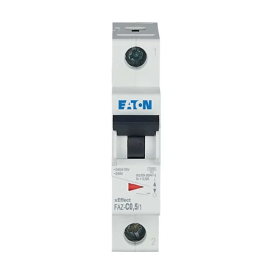 Interruttore automatico, serie 15kA (1 marcia), FAZ-C0.5/1