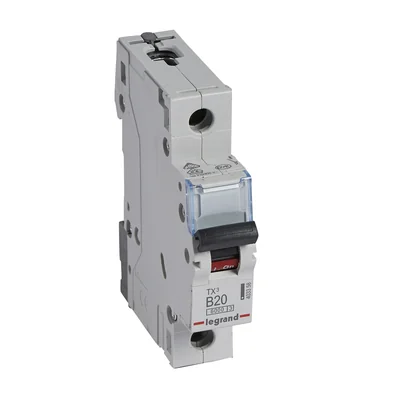 Interruttore automatico TX3 S 301 1P B 20A 6000A