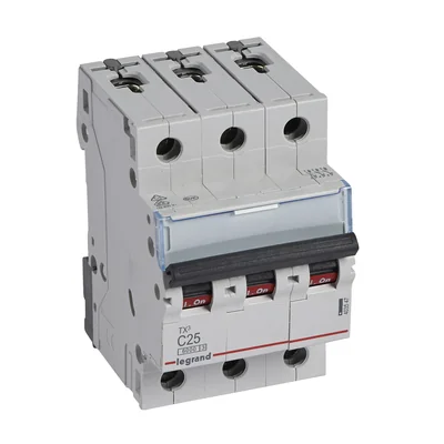 Interruttore automatico TX3 S 303 3P C 25A 6000A