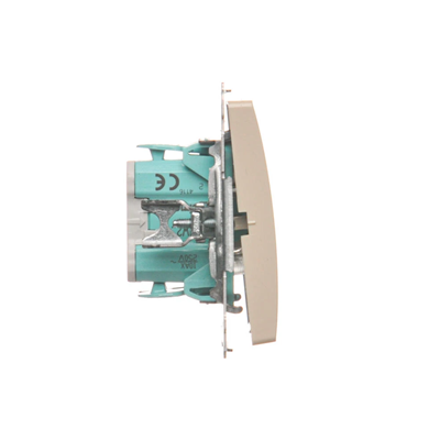 Interruttore bipolare (modulo) 230, beige