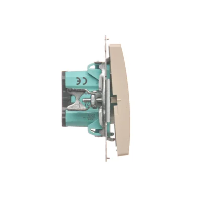 Interruttore bipolare (modulo) 230V, beige