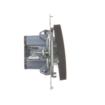 Interruttore bipolare (modulo) 230V, bronzo opaco metallizzato