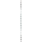 Interruttore bipolare (modulo) 230V, inox metallizzato