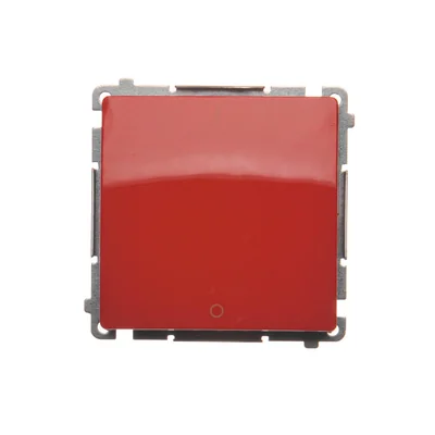 Interruttore bipolare (modulo) 230V, rosso