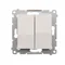 Interruttore candela (modulo) 10A 250V connettori rapidi, bianco