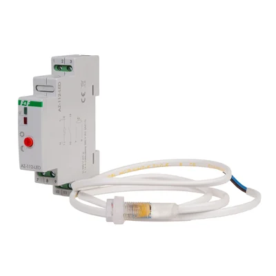 Interruttore crepuscolare AZ-112-LED con sonda esterna, relè InRush16 A (160 A/20 ms)