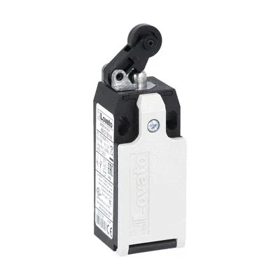 Interruttore di finecorsa serie K KBC1S11, 1 contatto a scatto NA + 1 contatto NC. Rullo in plastica.