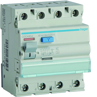Interruttore differenziale 4P 40A 30mA