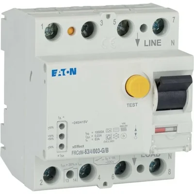 Interruttore differenziale digitale FRCdM-63/4/003-G/B 10kA, In=63A,IΔN=0.03A, tipo G/B, 4 poli. Serie FRCdM