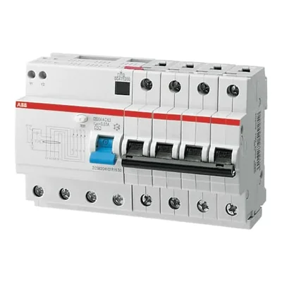 Interruttore differenziale DS204 AC-C25/0.03 | 4P | Carattere C | 25A | 6kA | 30mA | CA | istantaneo |