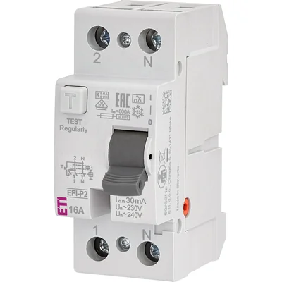 Interruttore differenziale EFI-P2 A 16/0.03