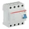Interruttore differenziale F204 AC-63/0.03 | 4P | CA | 63A | 30mA | istantaneo |