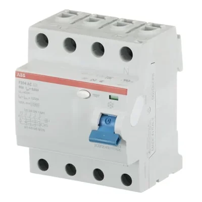 Interruttore differenziale F204 AC-63/0.03 | 4P | CA | 63A | 30mA | istantaneo |