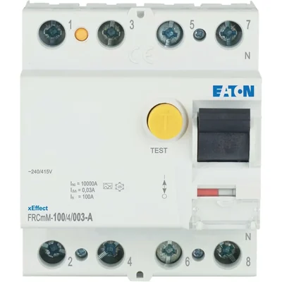 Interruttore differenziale FRCmM-100/4/003-A 10kA, In=100A, IΔN=0.03A, Tipo A, 4 poli. Serie FRCmM
