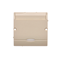 Interruttore doppio per hotel con retroilluminazione, 2x10A, beige