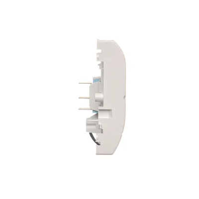 Interruttore doppio per hotel con retroilluminazione, 2x10A, bianco