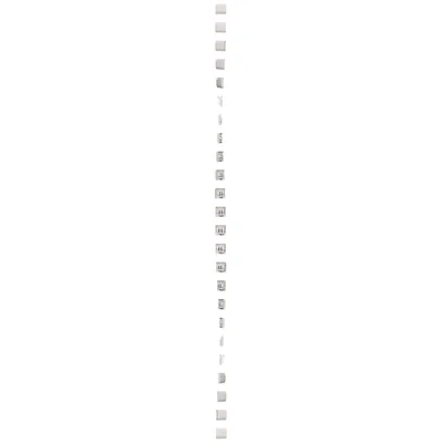 Interruttore doppio per hotel con retroilluminazione, 2x10A, bianco