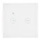 Interruttore doppio Wi-Fi a incasso Tuya Smart Home, bianco