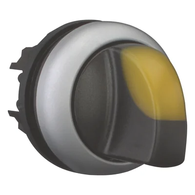 Interruttore illuminato M22-WLK3-Y a 3 posizioni, giallo