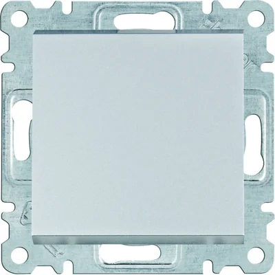 Interruttore LUMINA unipolare, argento