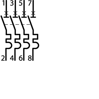 Interruttore magnetotermico 50kA 4P C 63A