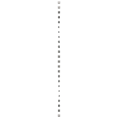 Interruttore (modulo) doppia tenda 230V, connettori rapidi. , argento metallizzato