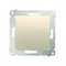 Interruttore (modulo) unipolare 10A 250V connettori rapidi oro (metallizzato)