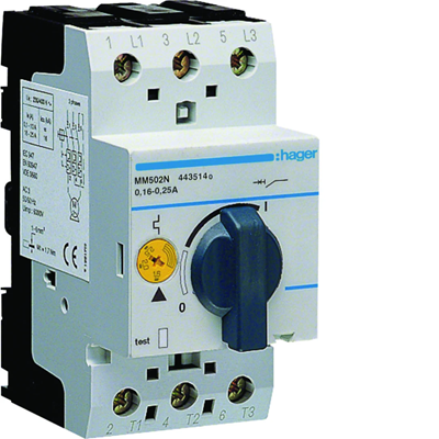 Interruttore motore 0 16-0 25A