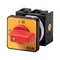 Interruttore on-off T0-2-8900/E-RT, 3 poli + N, 20 A, 90 °, montaggio a superficie, manopola rosso-gialla, non bloccabile