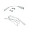 Interruttore per armadio T5 300mm 4W WW 230V 120° IP20 Bianco 2 anni ON/OFF