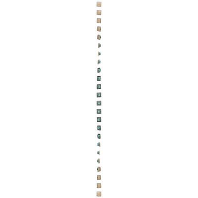 Interruttore scala (modulo) 10A 250V, morsetti a vite beige