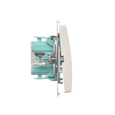 Interruttore scala (modulo) 10A 250V morsetti a vite, bianco