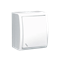 Interruttore scale antispruzzo IP54 10A 250V morsetti a vite bianco
