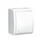 Interruttore scale antispruzzo IP54 10A 250V morsetti a vite bianco