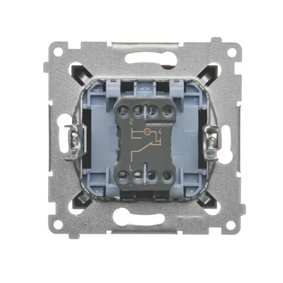 Interruttore scale con retroilluminazione LED (modulo) 230V, antracite metallizzato