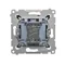 Interruttore scale con retroilluminazione LED (modulo) 230V, antracite metallizzato