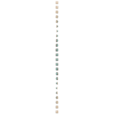 Interruttore scale doppio con retroilluminazione (modulo) 10A 250V morsetti a vite beige