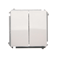 Interruttore scale doppio (modulo) 10A 250V, morsetti a vite, bianco