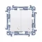 Interruttore scale doppio (modulo) 10AX 230V bianco